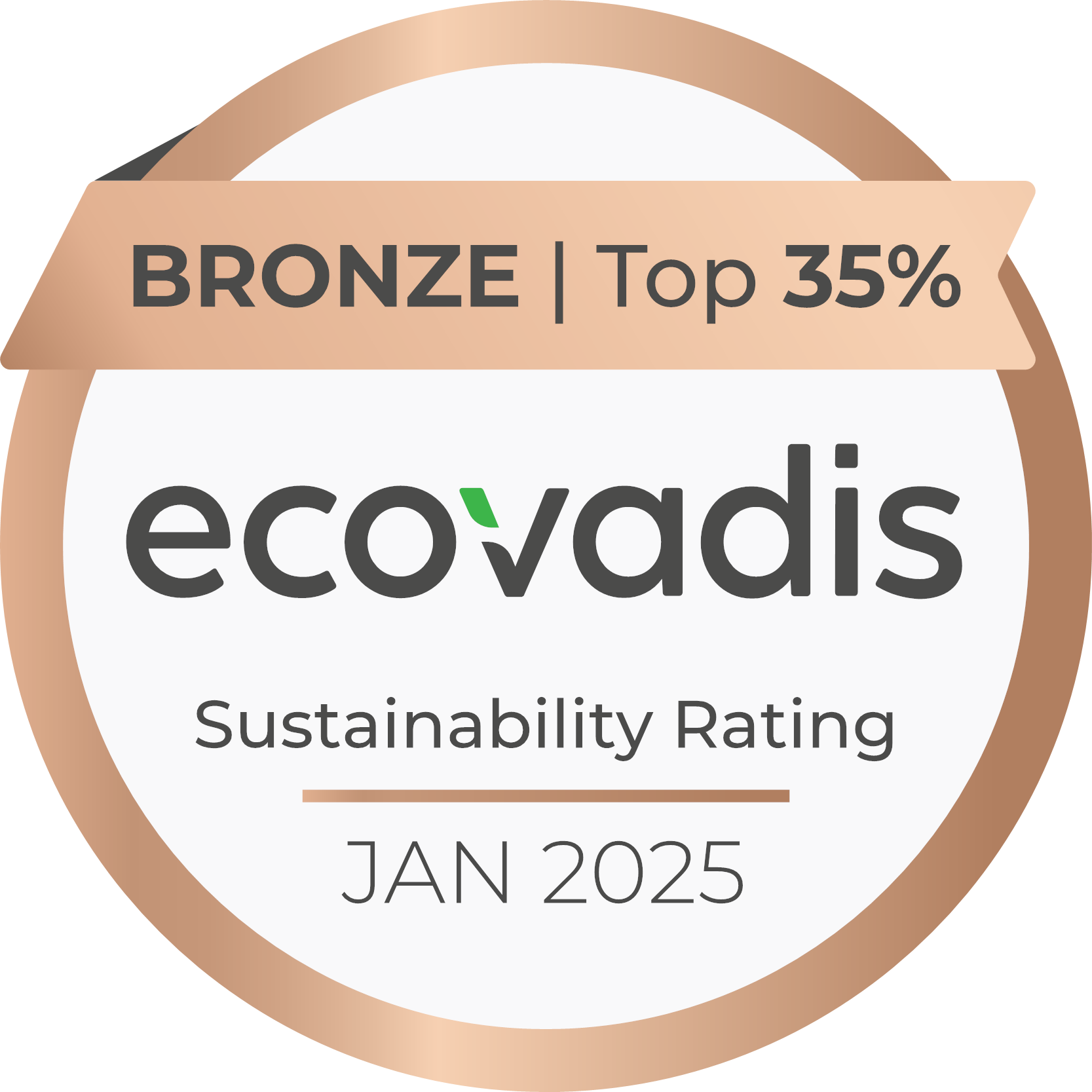 EcoVadis Medaille 2025