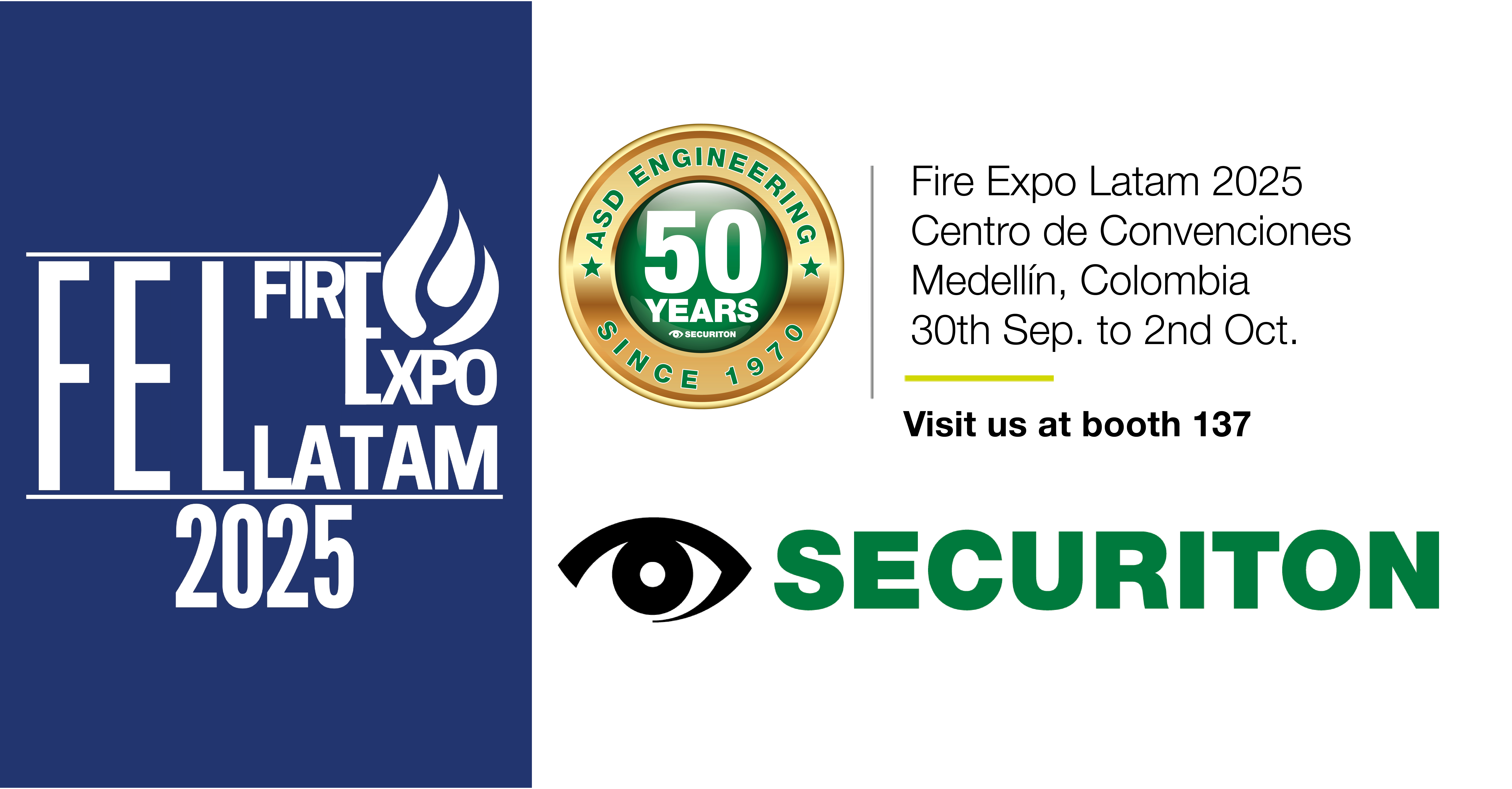 Ankündigungsbanner Fire Expo Latam