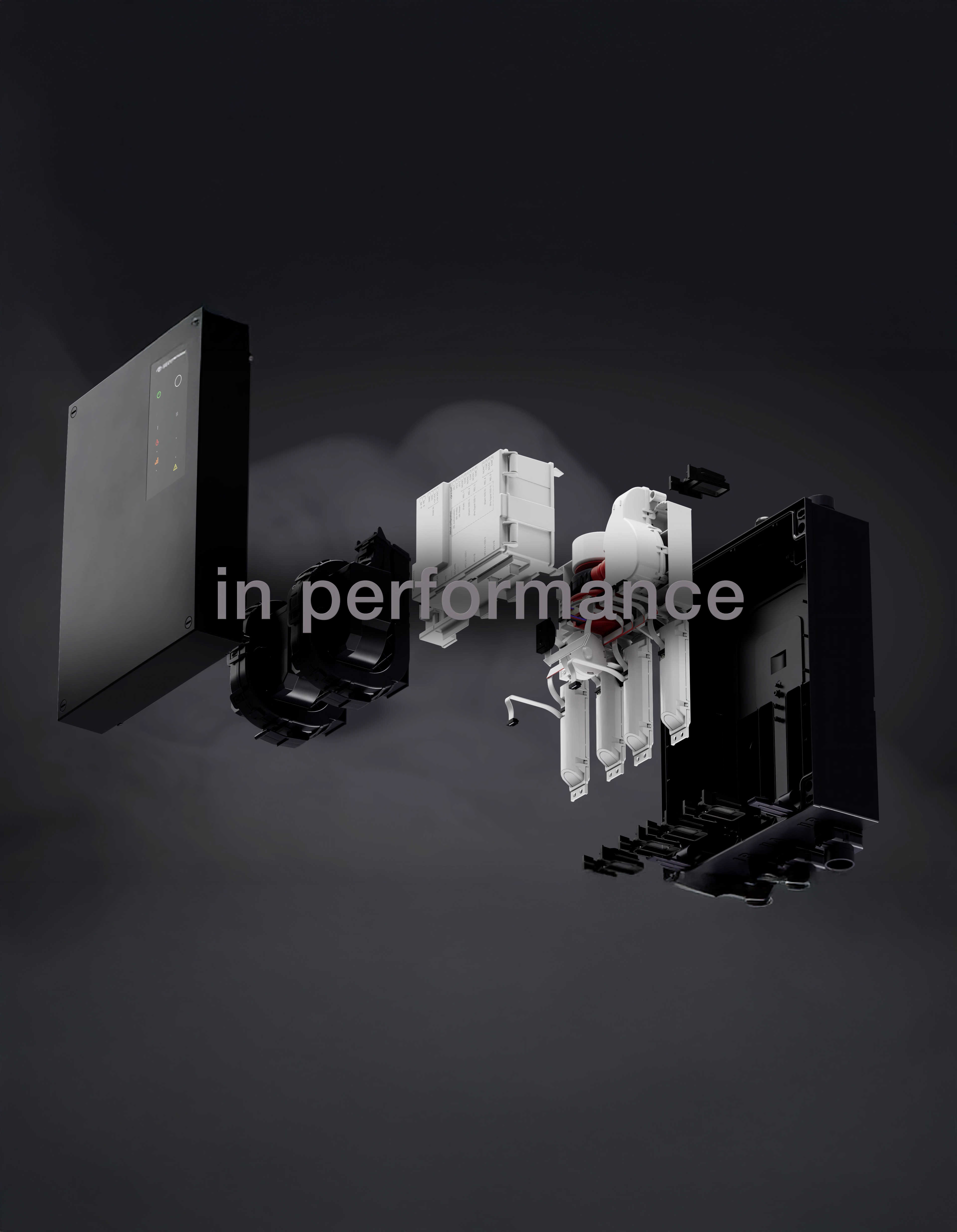 Explosionsvisualisierung des Gerätes