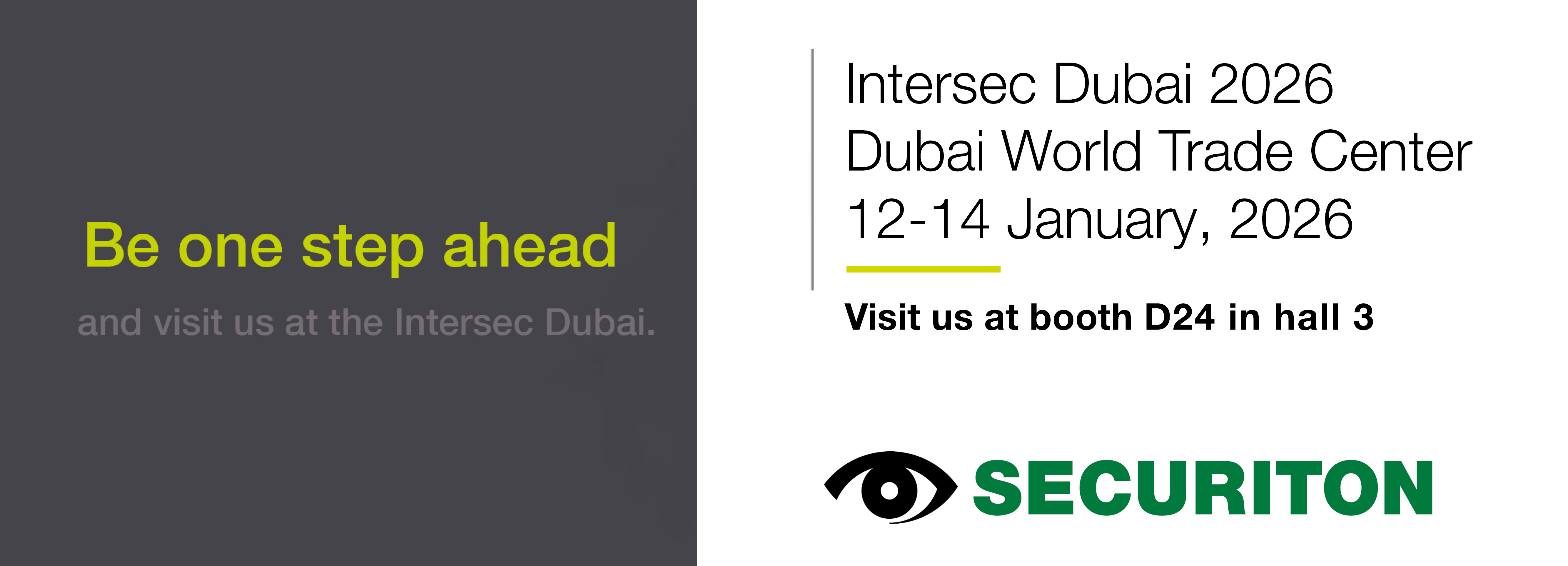 Teaser Intersec Dubai
